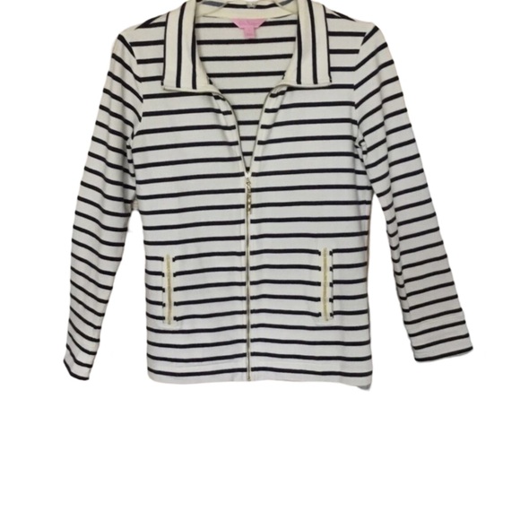🚨Final Sale🚨!! New Lilly Pulitzer Zipper Sweatshirt Jacket Size M - Picture 4 of 9